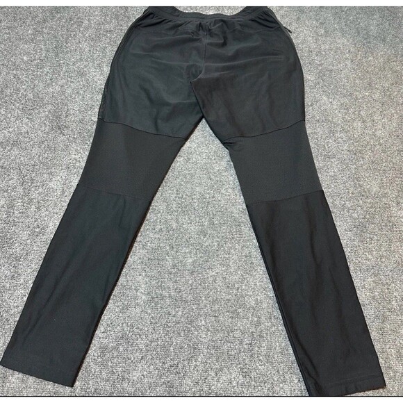 Under Armour Pants Mens Medium Black Joggers Fitted Zipper Pockets Activewear - Picture 1 of 4